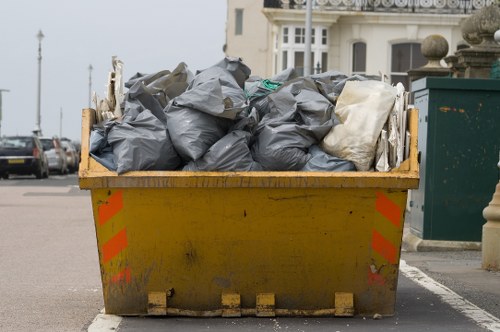 Modern waste management facilities in East London