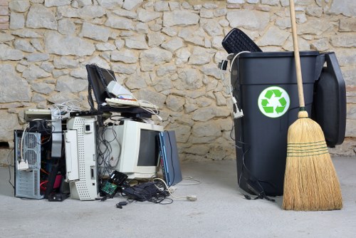 Community recycling center in East London